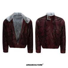 批发美拉德风磨白做旧复古个性拉链超短皮外套修身百搭辣妹pu皮夹克