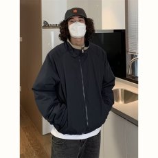 批发新款冬季日系复古穿搭立领<b class='q'>棉衣</b>纯色百搭整套基础款棉服加厚外套男