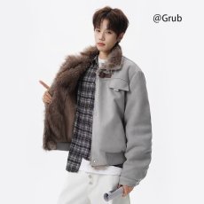 新款机车服情侣潮牌秋冬pu皮衣外套男女美式复古痞帅工装夹克气质