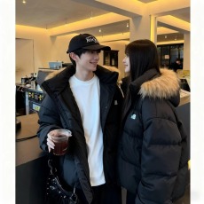情侣装冬季羽绒棉服女2025新款国潮牌小个子情侣美式加厚外套