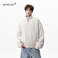 新款美式复古座山雕短款毛领棉服女冬派克服棉衣外套潮流ins原宿