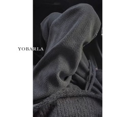 批发深灰色美式直筒加绒裤子男款<b class='q'>秋</b>冬雪尼尔重磅卫裤麦穗纹运动休闲裤