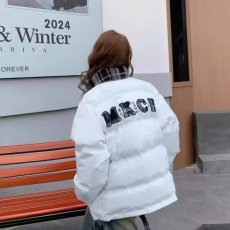 批发棉服<b class='q'>男</b>款冬季美式立领轻薄oversize棉服加厚棉衣外套短款面包服