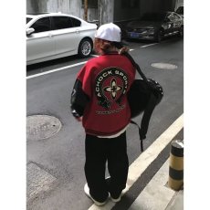 批发美式复古情侣棒球服<b class='q'>外套</b>男女春秋2025新款宽松大码休闲学生棉衣潮