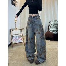 批发女童牛仔裤春装2025新款<b class='q'>儿童</b>女孩夏季<b class='q'>裤子</b>青少年中大童直筒阔腿裤