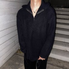 批发针织套头男毛衣外套连帽半拉链加厚宽松秋冬季<b class='q'>男装</b>潮流上衣