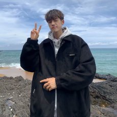 批发美式复古休闲棒球服女春季2025新款立领双拉链小众工装夹克外套潮