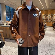 批发春秋季新款青少年帅气<b class='q'>外套</b>中学生潮流夹克大童上衣<b class='q'>男士</b><b class='q'>休闲</b>衬衫潮