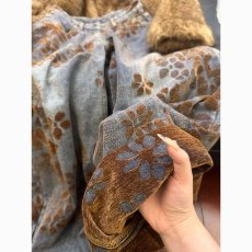 批发美式夏日浪漫黄<b class='q'>碎花</b>阔腿牛仔<b class='q'>裤</b>女2025夏季高腰显瘦慵懒宽松拖地<b class='q'>裤</b>