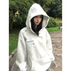 批发美式复古连帽加绒加厚<b class='q'>卫衣</b>男秋冬<b class='q'>潮牌</b>港风宽松字母外套潮