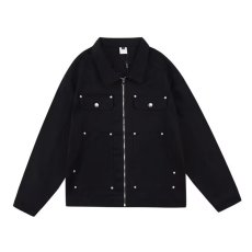 批发美式复古高街飞行员夹克棒球服男女新款秋季潮牌休闲工装痞帅外套