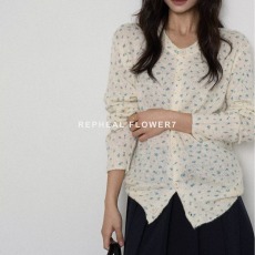 批发法式复古碎花<b class='q'>针织衫</b><b class='q'>男</b>女秋冬韩版宽松毛衣开衫上衣外套ins潮