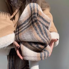 批发格子阔腿裤女2024秋<b class='q'>冬</b>季新款慵懒垂坠感宽松直筒显瘦休闲裤子