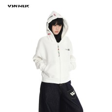 批发重磅美式<b class='q'>开衫</b>拉链休闲百搭<b class='q'>卫衣</b>外套男女潮牌初春秋2025新款慵懒风