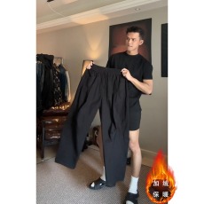 批发伞兵工<b class='q'>装</b><b class='q'>裤</b>男款秋季美式弯刀<b class='q'>裤</b>子阔腿黑色直筒休闲<b class='q'>裤</b>-