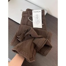 批发美式复古咖色<b class='q'>牛仔裤</b>男2025春秋新款高街潮牌宽松直筒阔腿休闲裤子