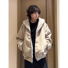 批发美式复古座山雕连帽毛领棉服<b class='q'>男</b>女冬季派克服<b class='q'>棉衣</b>外套