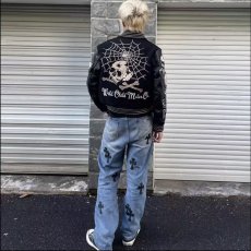 批发2025秋冬季新款百搭外套男装保暖<b class='q'>印花</b>图案时尚潮流个性夹克棒球服