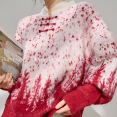 批发2025秋冬季新款针织<b class='q'>衫</b>毛衣女韩系高级<b class='q'>镂空</b>慵懒风百搭日常通勤穿搭