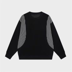 批发<b class='q'>条纹</b>拼接撞色卫衣男重磅春秋季新款韩版宽松套头圆领<b class='q'>t</b><b class='q'>恤</b>上衣