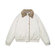 批发设计感老钱风新款冬季羊羔毛翻领保暖<b class='q'>棉衣</b>外套男女宽松棉服原宿