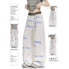 批发<b class='q'>女</b>童裤子夏季薄款牛仔裤新款洋气阔腿直筒裤儿童春<b class='q'>夏装</b>休闲长裤潮