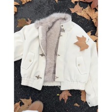 批发美式复古飞机扣解构立领座山雕棉<b class='q'>服</b>男冬季<b class='q'>潮</b>牌高级感保暖棉衣外套