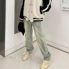 批发美式<b class='q'>街头</b>复古棒球服外套2022春夏新款宽松字母刺绣开衫夹克上衣