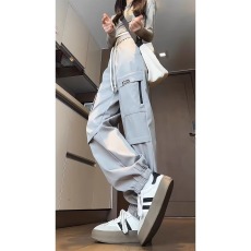 批发2025新款长裤宽松<b class='q'>休闲裤</b><b class='q'>男</b>韩版潮流百搭裤子春秋季束脚防风登山裤