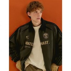 批发小众复古拼接刺绣<b class='q'>夹克</b><b class='q'>男</b>款2025秋冬宽松<b class='q'>外套</b><b class='q'>男</b>生休闲运动上衣