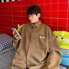 批发新款灯芯绒复古<b class='q'>衬衫</b><b class='q'>男</b>2026春秋保暖<b class='q'>衬衣</b><b class='q'>休闲</b>工装外套长袖上衣大码