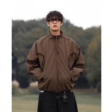 批发秋季新款美式<b class='q'>外套</b><b class='q'>男</b>潮牌痞帅宽松百搭防风上衣立领<b class='q'>夹克</b>