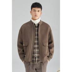 批发双面呢<b class='q'>夹克</b><b class='q'>男</b>士短款秋冬季休闲加厚上衣非羊绒大衣羊毛呢子<b class='q'>外套</b><b class='q'>男</b>