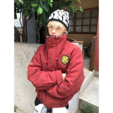 批发美式座山雕立领<b class='q'>夹克</b>棉服<b class='q'>男</b>款秋冬季加绒加厚保暖棉衣豹纹工装<b class='q'>外套</b>