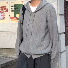 美式针织开衫毛衣外套男春秋新款复古慵懒风潮牌百搭纯色拉链线衣