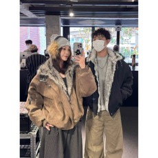 批发美式复古解构裁片设计休闲<b class='q'>外套</b><b class='q'>男</b>女宽松休闲座山雕<b class='q'>夹克</b>潮