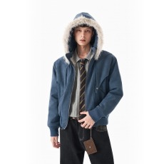 批发SOUTHFISH 虎裘 重磅帆布杜邦sorona内胆仿貂防寒棉服座山雕外套