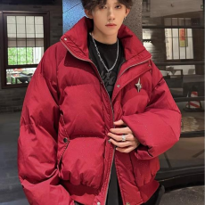 批发冬季男士立领棉服加厚满天星印花棉袄韩版休闲潮男<b class='q'>帅气</b>棉衣外套