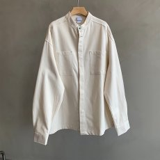 批发日系休闲衬衫<b class='q'>男</b>长袖秋季宽松百搭高级感立领<b class='q'>开衫</b>外套<b class='q'>男</b>