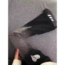 美式复古vibe裤子春秋季高街高腰渐变黑牛仔裤男款微喇修身直筒裤