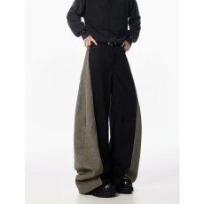 批发小西裤阔腿直筒休闲拖地<b class='q'>男士</b>高级垂感黑色西装微喇叭裤子春夏新款