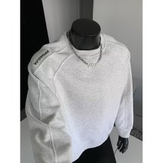 批发立体裁剪美式<b class='q'>卫衣</b>男春秋季新款解构设计感宽松圆领上衣<b class='q'>外套</b>