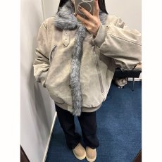 批发时尚2025新款美式复古座山雕翻领毛领棉服男女冬季派克服棉衣<b class='q'>外套</b>