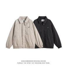 批发翻领外套男士老钱风春装<b class='q'>夹克</b>2025新款欧货时尚行政<b class='q'>夹克</b>高级感上衣