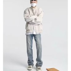 批发春夏季<b class='q'>男士</b>牛仔裤微弹力水洗时尚做旧复古风潮流修身直筒男裤子