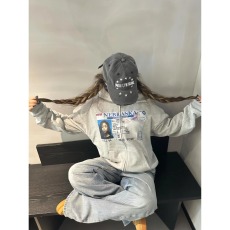 批发女童卫衣春<b class='q'>秋</b>2025新款中大童洋气韩版儿童休闲百搭加绒连帽上衣潮