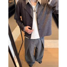 批发2026春季新款小西服短款外套男西装领夹克长袖痞帅休闲上衣春秋款