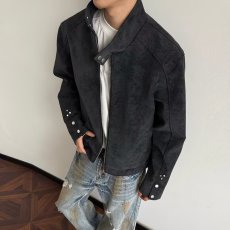 批发2026美式复古cleanfit哈林顿夹克衫短款运动<b class='q'>薄外套</b>潮牌欧美街头<b class='q'>男</b>