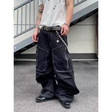 批发工装裤春秋新款黑色男士宽松休闲裤潮牌胖子<b class='q'>加肥</b><b class='q'>加大</b>大码<b class='q'>男装</b>裤子