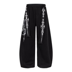 批发女童春夏阔腿裤2025新款韩版<b class='q'>儿童</b>夏装网红拖地裤女孩街舞运动裤潮